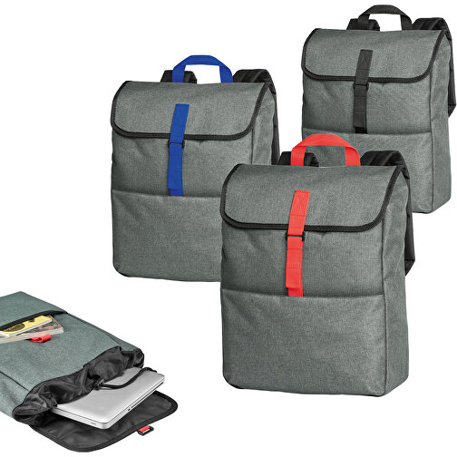 VIENA. Laptop-Rucksack Bis Zu 15.6´´ Aus 600D , königsblau, 600D mit hoher Dichte, , Bild 2