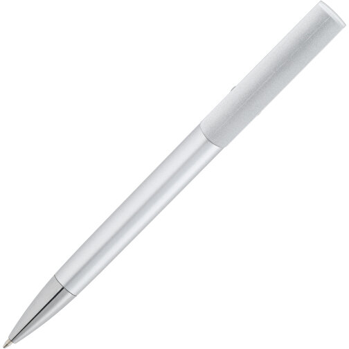 TECNA. Kugelschreiber Mit Metallischer Oberfläche , satinsilber, Kunststoff, , Bild 2