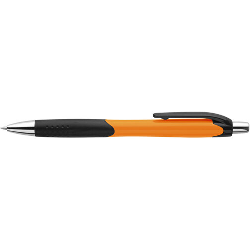 CARIBE. Kugelschreiber Aus ABS Mit Gummigriff , orange, ABS Kunststoff, , Bild 3