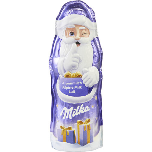 Milka Weihnachtsmann - Neutrale Ware , , 4,70cm x 2,40cm x 13,80cm (Länge x Höhe x Breite), Bild 2