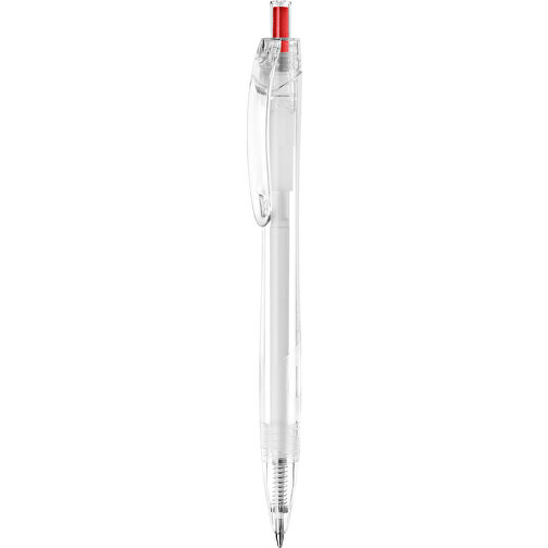 Rpet Pen , rot, PET, 14,50cm x 1,50cm x 1,10cm (Länge x Höhe x Breite), Bild 1