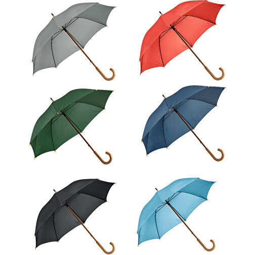 BETSEY. Regenschirm , dunkelgrün, 190T Polyester, , Bild 2