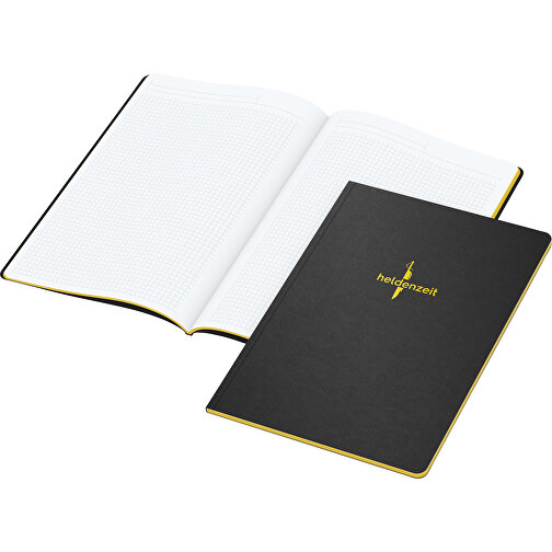 Notebook Tablet-Book Slim A4 Bestseller, jaune, Image 1