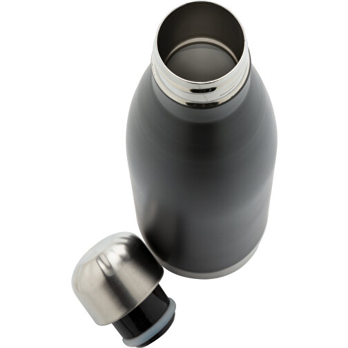 Vakuumisolierte Stainless Steel Flasche, Schwarz , schwarz, Edelstahl, 25,80cm (Höhe), Bild 4