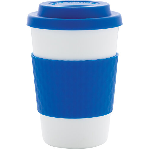 Wiederverwendbarer Kaffeebecher 270ml, Blau , blau, PP, 11,80cm (Höhe), Bild 2