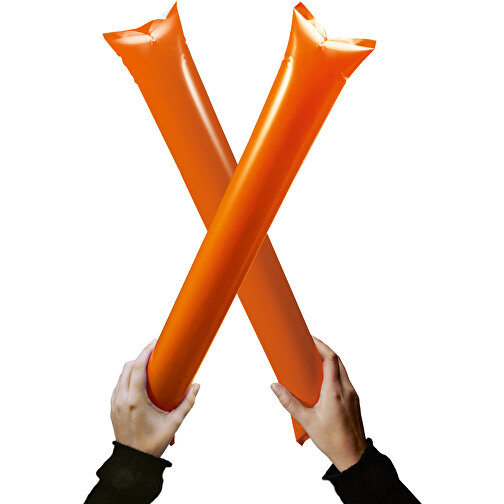 SAINZ. Handklatscher , orange, PE, 14,00cm (Höhe), Bild 2