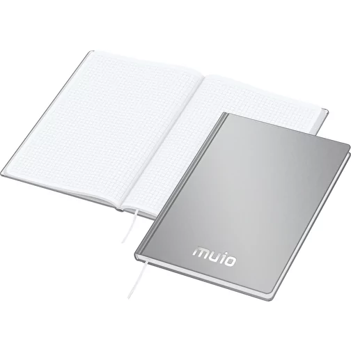 Carnet de notes Easy-Book Basic bestseller Large, argenté, y compris gaufrage argenté, Image 1