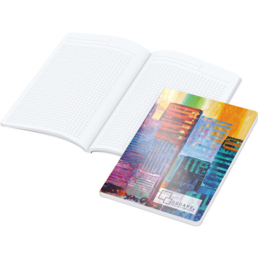 Notizbuch Flexx-Book Bestseller A5, Polychrome Matt-individuell , matt-individuell, Hochweisses Schreibpapier 90 g/m², 21,00cm x 14,80cm (Länge x Breite), Bild 1