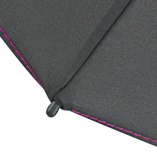 Taschenschirm FARE® Mini Style , Fare, schwarz-magenta, 100% Polyester-Pongee (recycelt & waterSAVE®), , Bild 5