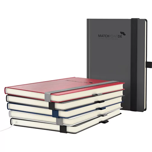 Taccuino Vision-Book Cream A4 Bestseller, bianco, goffratura argento, Immagine 2