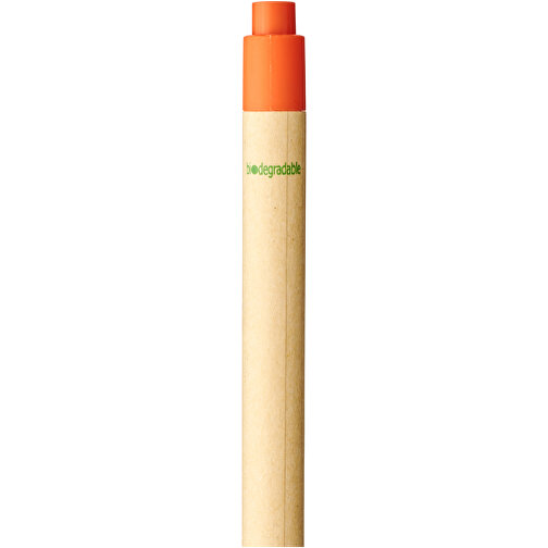 Berk Kugelschreiber Aus Recyceltem Karton Und Mais , Green Concept, orange, Recycelter Karton, Getreide Kunststoff, 14,00cm (Länge), Bild 5