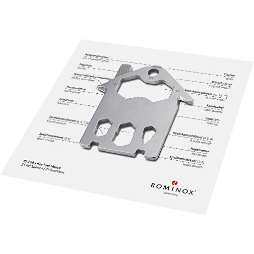 Set de cadeaux / articles cadeaux : ROMINOX® Key Tool House (21 functions) emballage à motif Fan d, Image 3