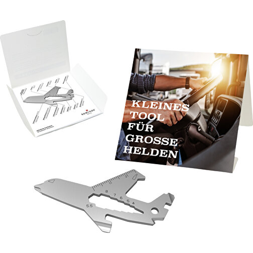 Set de cadeaux / articles cadeaux : ROMINOX® Key Tool Airplane (18 functions) emballage à motif Gr, Image 1