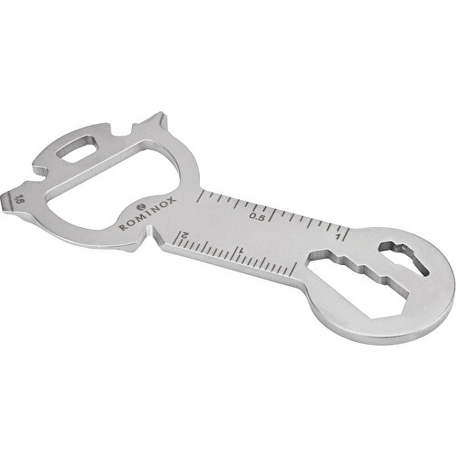 ROMINOX® Key Tool Snake (18 Funktionen) (Einzelhandel) , Edelstahl, 7,00cm x 0,23cm x 3,20cm (Länge x Höhe x Breite), Bild 6