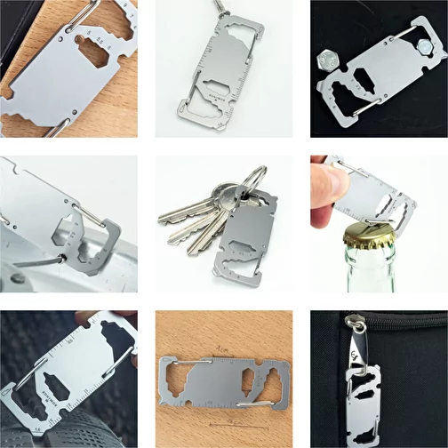 Set de cadeaux / articles cadeaux : ROMINOX® Key Tool Link (20 functions) emballage à motif Happy , Image 4