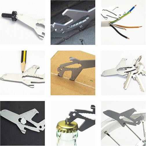 Set de cadeaux / articles cadeaux : ROMINOX® Key Tool Airplane (18 functions) emballage à motif Ha, Image 4