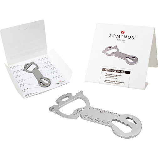 Set de cadeaux / articles cadeaux : ROMINOX® Key Tool Snake (18 functions) emballage à motif Happy, Image 2