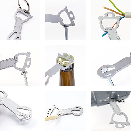 Set de cadeaux / articles cadeaux : ROMINOX® Key Tool Snake (18 functions) emballage à motif Happy, Image 4