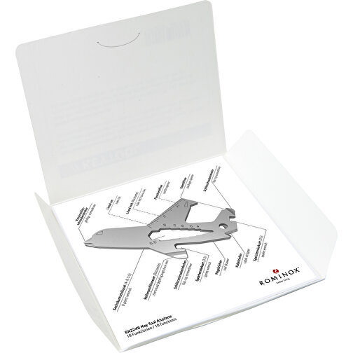 Set de cadeaux / articles cadeaux : ROMINOX® Key Tool Airplane (18 functions) emballage à motif Da, Image 8