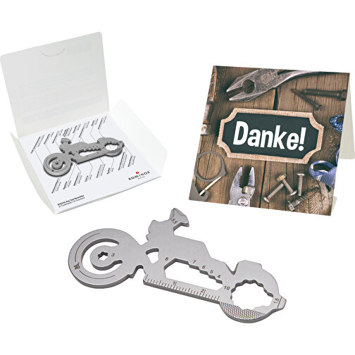 Set de cadeaux / articles cadeaux : ROMINOX® Key Tool Motorbike (21 functions) emballage à motif D, Image 1