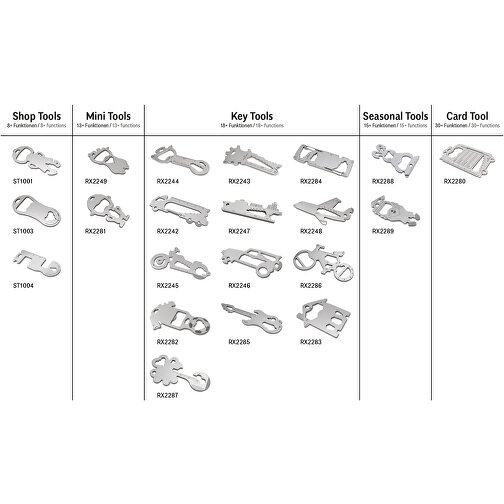Set de cadeaux / articles cadeaux : ROMINOX® Key Tool House (21 functions) emballage à motif Outil, Image 14