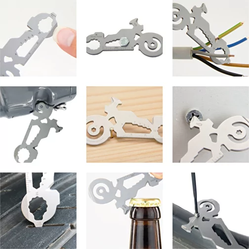 Set de cadeaux / articles cadeaux : ROMINOX® Key Tool Motorbike (21 functions) emballage à motif O, Image 4