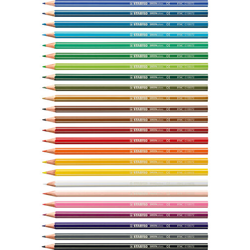 STABILO GREENcolors Farbstift , Stabilo, grau, Holz, 17,50cm x 0,70cm x 0,70cm (Länge x Höhe x Breite), Bild 2
