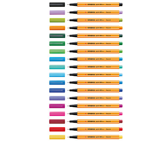 STABILO Point 88 Mini Fineliner , Stabilo, violett, Kunststoff, 11,80cm x 0,80cm x 0,80cm (Länge x Höhe x Breite), Bild 2