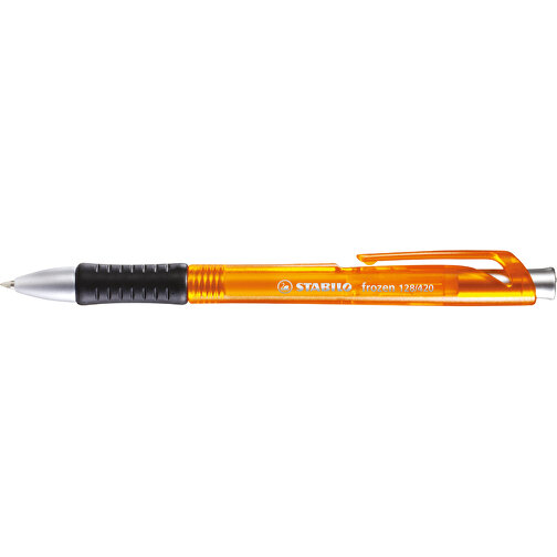 STABILO Concept Frozen Kugelschreiber , Stabilo, transparent orange, Kunststoff, 14,50cm x 1,40cm x 1,20cm (Länge x Höhe x Breite), Bild 3