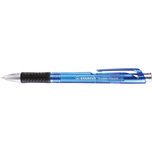 STABILO Concept Frozen Kugelschreiber , Stabilo, transparent blau, Kunststoff, 14,50cm x 1,40cm x 1,20cm (Länge x Höhe x Breite), Bild 3