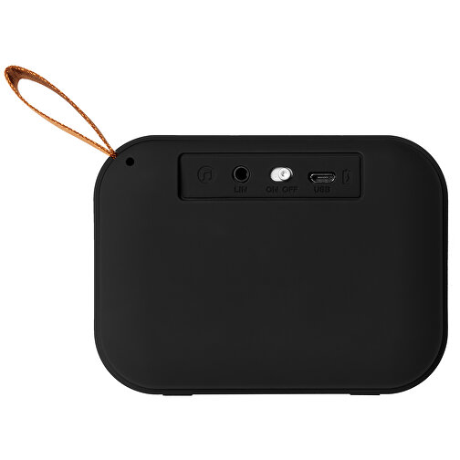 Fashion Stoff Bluetooth®-Lautsprecher , schwarz, ABS Kunststoff, 4,00cm x 8,20cm x 11,20cm (Länge x Höhe x Breite), Bild 9