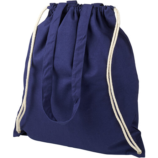Plecak Eliza wykonany z bawełny o gramaturze 240 g/m² ze sznurkiem ściągającym, Obraz 5