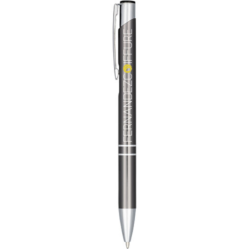 Bolígrafo de aluminio anodizado con mecanismo de presión \'\'Moneta\'\', Imagen 2