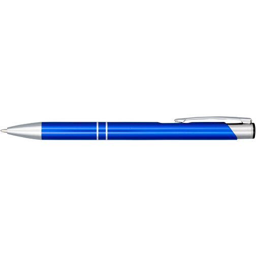Moneta Druckkugelschreiber Aus Eloxiertem Aluminium , blau, Aluminium, ABS Kunststoff, 13,50cm (Länge), Bild 5