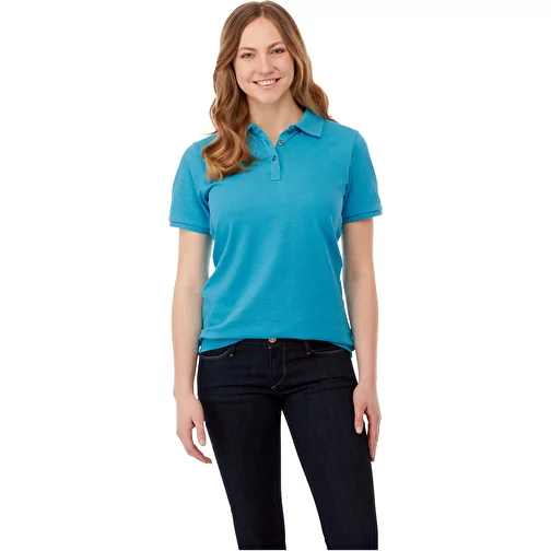 Beryl short sleeve women s organic recycled polo, Obraz 7