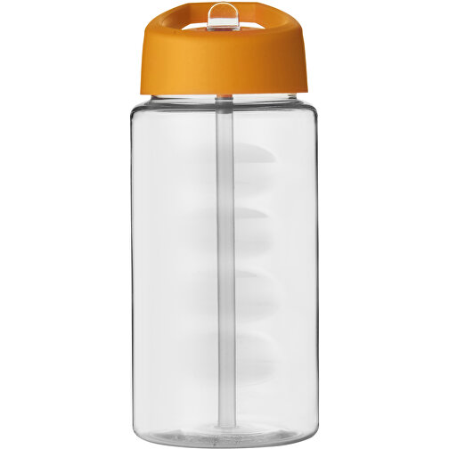 H2O Active® Bop 500 Ml Sportflasche Mit Ausgussdeckel , transparent / orange, PET Kunststoff, 72% PP Kunststoff, 17% SAN Kunststoff, 11% PE Kunststoff, 17,10cm (Höhe), Bild 3