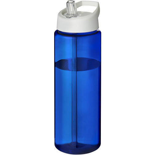 H2O Active® Vibe 850 Ml Sportflasche Mit Ausgussdeckel , blau / weiß, PET Kunststoff, 72% PP Kunststoff, 17% SAN Kunststoff, 11% PE Kunststoff, 24,20cm (Höhe), Bild 1