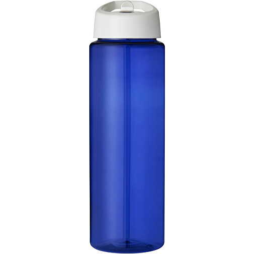 H2O Active® Vibe 850 Ml Sportflasche Mit Ausgussdeckel , blau / weiss, PET Kunststoff, 72% PP Kunststoff, 17% SAN Kunststoff, 11% PE Kunststoff, 24,20cm (Höhe), Bild 3