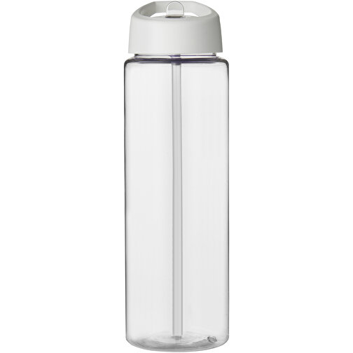 H2O Active® Vibe 850 Ml Sportflasche Mit Ausgussdeckel , transparent / weiss, PET Kunststoff, 72% PP Kunststoff, 17% SAN Kunststoff, 11% PE Kunststoff, 24,20cm (Höhe), Bild 3