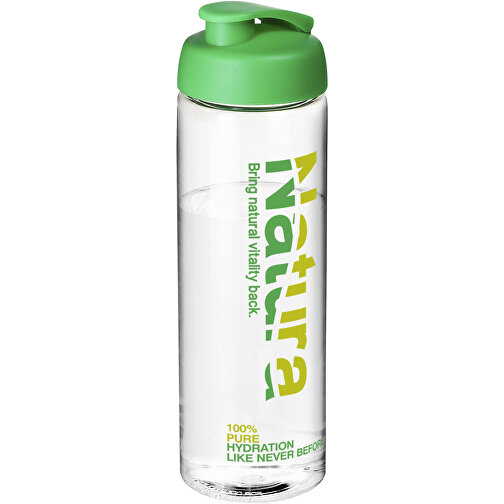H2O Active® Vibe 850 Ml Sportflasche Mit Klappdeckel , transparent / grün, PET Kunststoff, PP Kunststoff, 24,40cm (Höhe), Bild 2