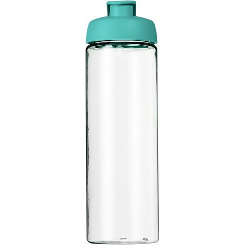 H2O Active® Vibe 850 Ml Sportflasche Mit Klappdeckel , transparent / aquablau, PET Kunststoff, PP Kunststoff, 24,40cm (Höhe), Bild 3