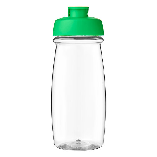 H2O Active® Pulse 600 Ml Sportflasche Mit Klappdeckel , transparent / grün, PET Kunststoff, PP Kunststoff, 20,30cm (Höhe), Bild 4