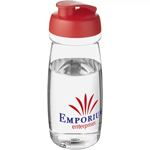 Bouteille de sport H2O Pulse® 600ml avec couvercle à clapet, Image 2