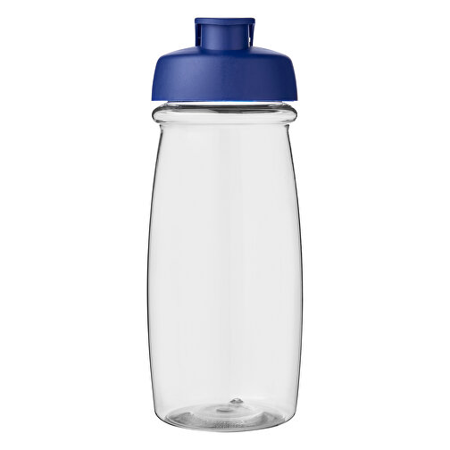 H2O Active® Pulse 600 Ml Sportflasche Mit Klappdeckel , transparent / blau, PET Kunststoff, PP Kunststoff, 20,30cm (Höhe), Bild 4