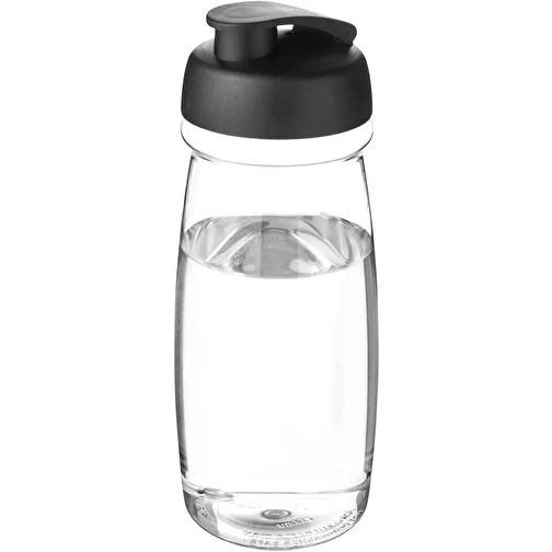 Bouteille de sport H2O Pulse® 600ml avec couvercle à clapet, Image 1