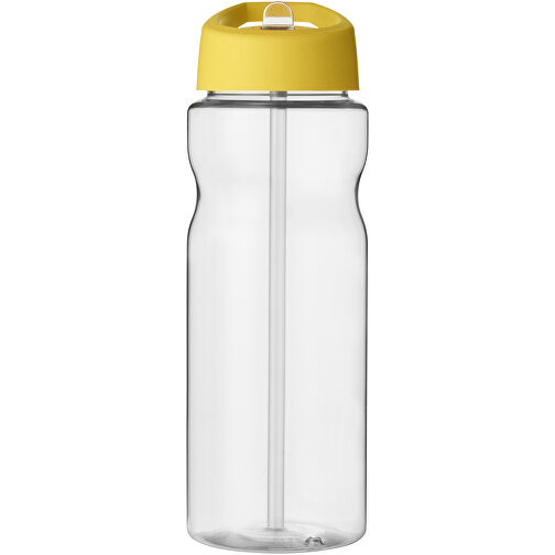 H2O Active® Base 650 Ml Sportflasche Mit Ausgussdeckel , transparent / gelb, PET Kunststoff, 72% PP Kunststoff, 17% SAN Kunststoff, 11% PE Kunststoff, 21,80cm (Höhe), Bild 3
