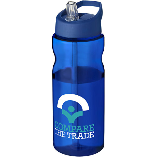 H2O Active® Base 650 Ml Sportflasche Mit Ausgussdeckel , blau, PET Kunststoff, 72% PP Kunststoff, 17% SAN Kunststoff, 11% PE Kunststoff, 21,80cm (Höhe), Bild 2