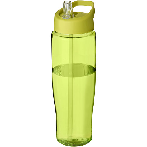 H2O Active® Tempo 700 Ml Sportflasche Mit Ausgussdeckel , limone, PET Kunststoff, 72% PP Kunststoff, 17% SAN Kunststoff, 11% PE Kunststoff, 23,40cm (Höhe), Bild 1