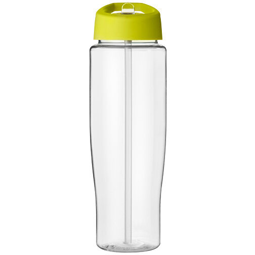 H2O Active® Tempo 700 Ml Sportflasche Mit Ausgussdeckel , transparent / limone, PET Kunststoff, 72% PP Kunststoff, 17% SAN Kunststoff, 11% PE Kunststoff, 23,90cm (Höhe), Bild 2