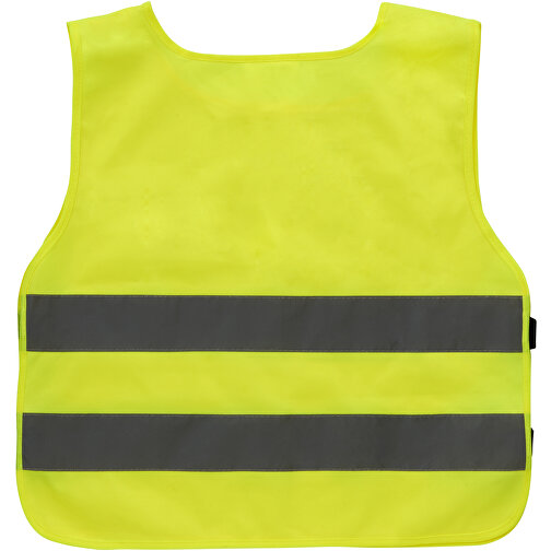 Reflektierende Warnweste Unisex , gelb, Polyester, XXL, 39,00cm x 43,00cm (Länge x Breite), Bild 4